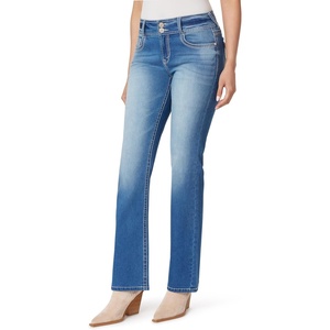 image:imageWallFlower Luscious Curvy Bootcut Jeans for Women MidRise Insta Stretch Denim SizeInclusive Juniors JeansMirabelle