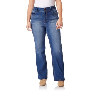 image:imageWallFlower Luscious Curvy Bootcut Jeans for Women MidRise Insta Stretch Denim SizeInclusive Juniors JeansPia