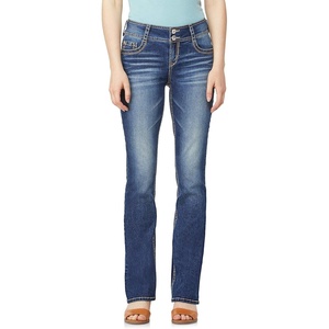 image:imageWallFlower Luscious Curvy Bootcut Jeans for Women MidRise Insta Stretch Denim SizeInclusive Juniors JeansTwinkle