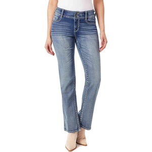 image:imageWallFlower Luscious Curvy Bootcut Jeans for Women MidRise Insta Stretch Denim SizeInclusive Juniors JeansVenus