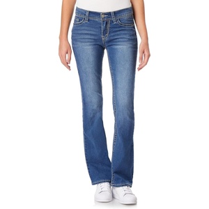 image:imageWallFlower Womens Legendary Bootcut MidRise Insta Stretch Juniors Jeans Standard and PlusKeller Pure