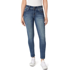 image:imageWallFlower Womens Ultra Fit Skinny MidRise Insta Soft Denim Juniors Jeans Also Available in Plus SizesAurora