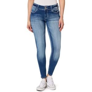 image:imageWallFlower Womens Ultra Fit Skinny MidRise Insta Soft Denim Juniors Jeans Also Available in Plus SizesJovie